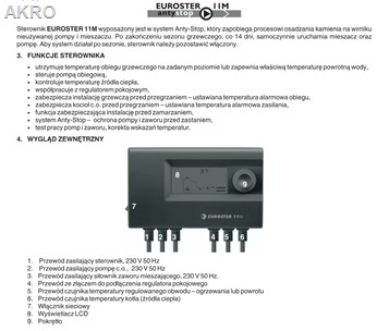 Sterownik zaworu miesz. EUROSTER 11M